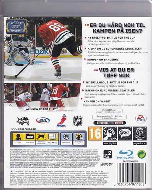 NHL 10 - PS3 (B Grade) (Genbrug)